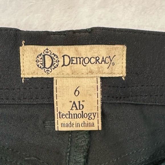 Democracy AB Technology Dark Green Skinny Jeans With Elastic Band on Waist - Picture 2 of 14